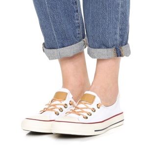 Converse 6.5 Women’s white slip ons BRAND NEW...